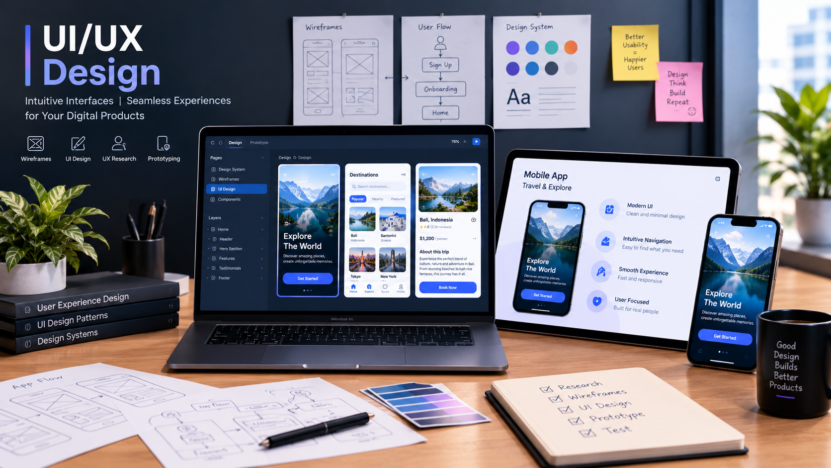 UI/UX Designing